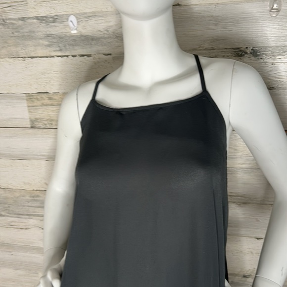 Sheer gray high low dress - Picture 3 of 8